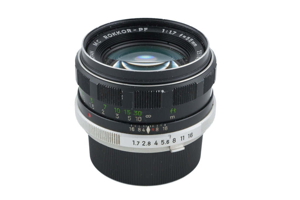 Minolta 55mm f1.7 MC Rokkor-PF
