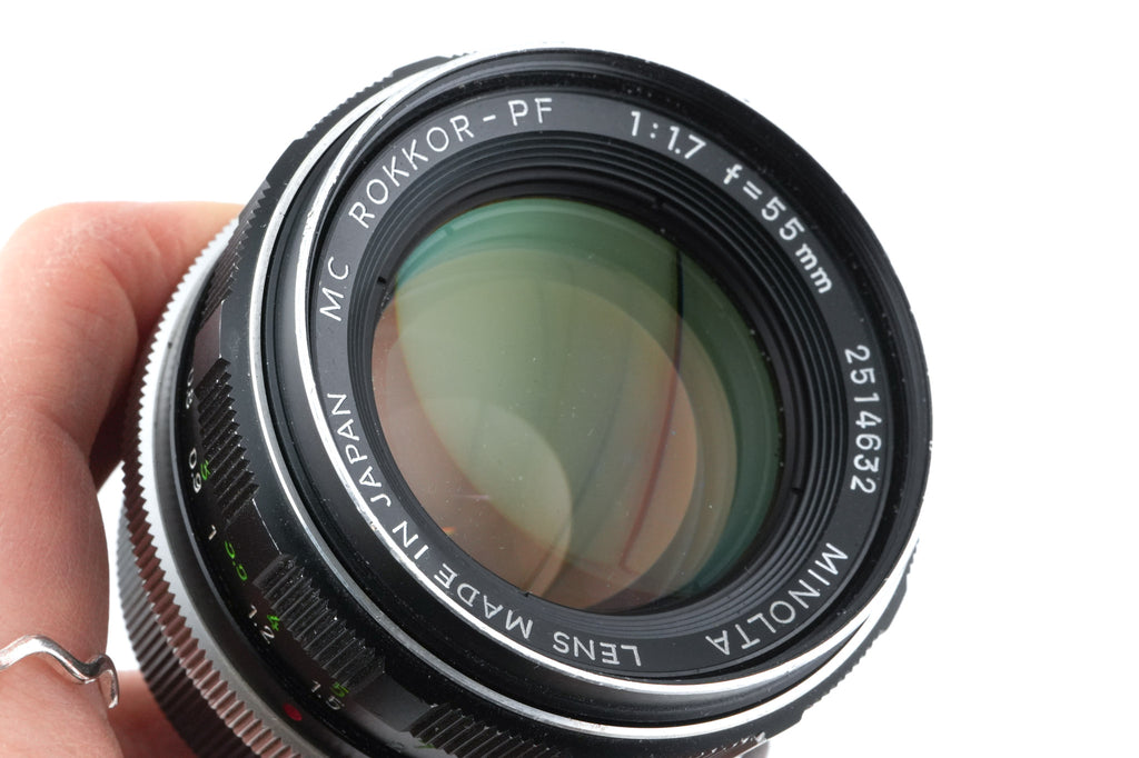 Minolta 55mm f1.7 MC Rokkor-PF