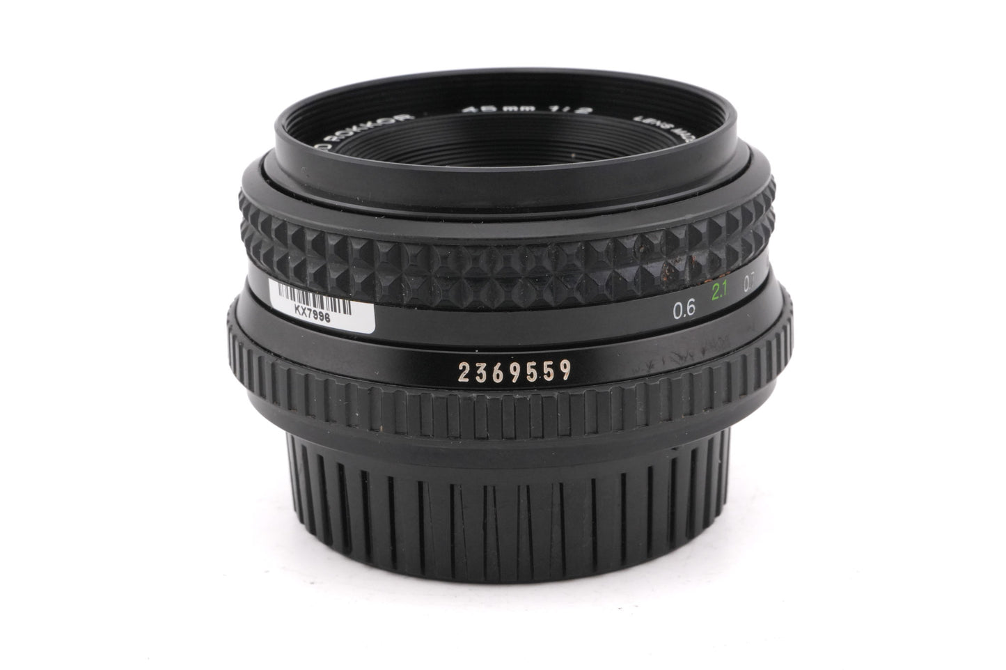 Minolta 45mm f2 MD Rokkor