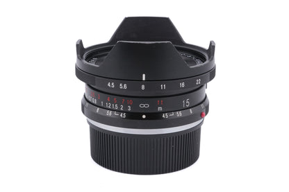 Voigtländer 15mm f4.5 Super Wide-Heliar Aspherical II VM