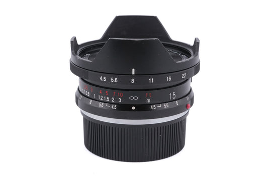 Voigtländer 15mm f4.5 Super Wide-Heliar Aspherical II VM