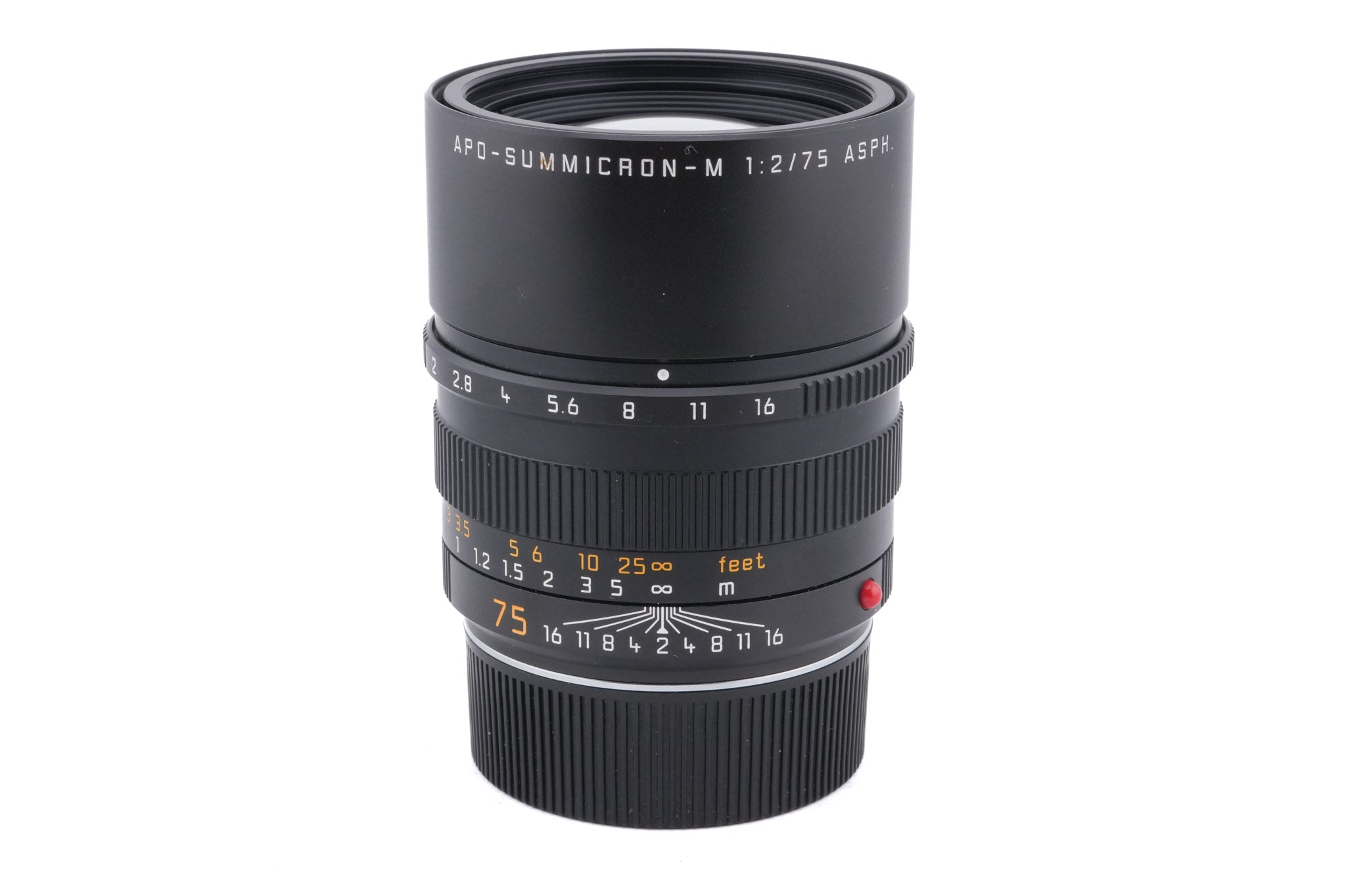 レンズ(単焦点) Leica APO-Summicron-M 75mm F2.0 11637C LEICA 75MM F2 APO-SUMMICRON-M ASPH 6-BIT + BOX 11637 #5459 | eBay
