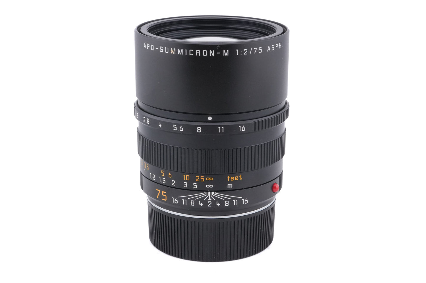 Leica 75mm f2 APO-Summicron-M ASPH. (Black, 11637)