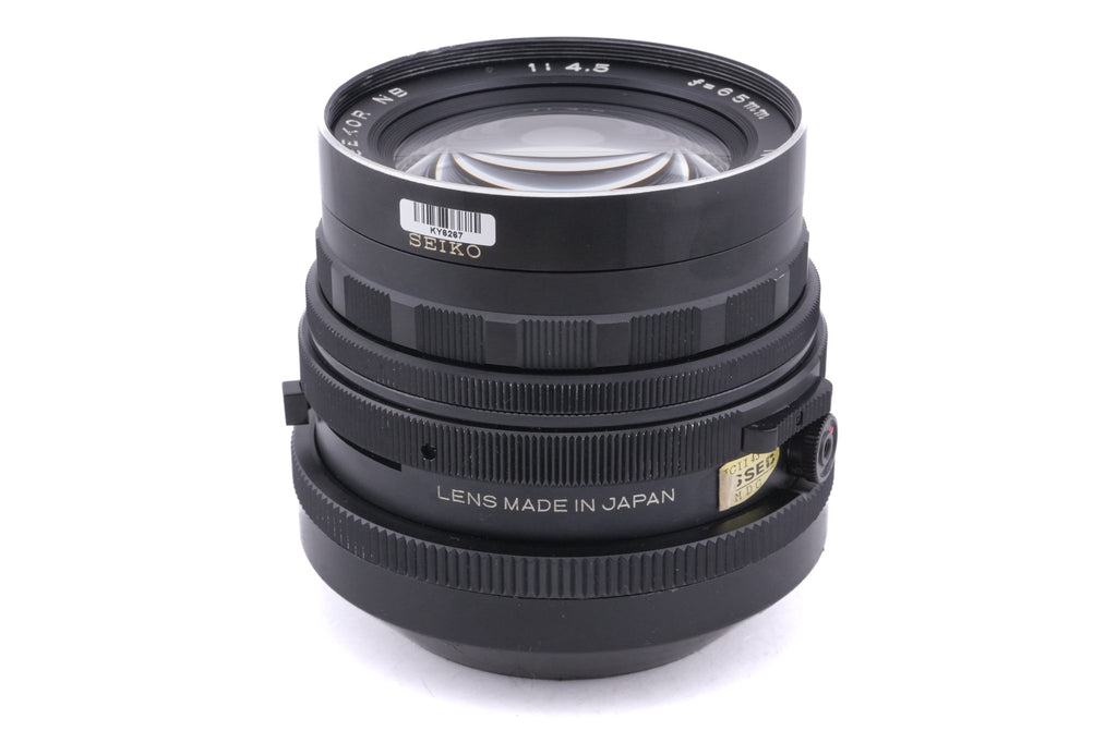 Mamiya 65mm f4.5 Sekor NB