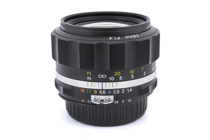 Voigtländer 58mm f1.4 Nokton SL IIs AI-S