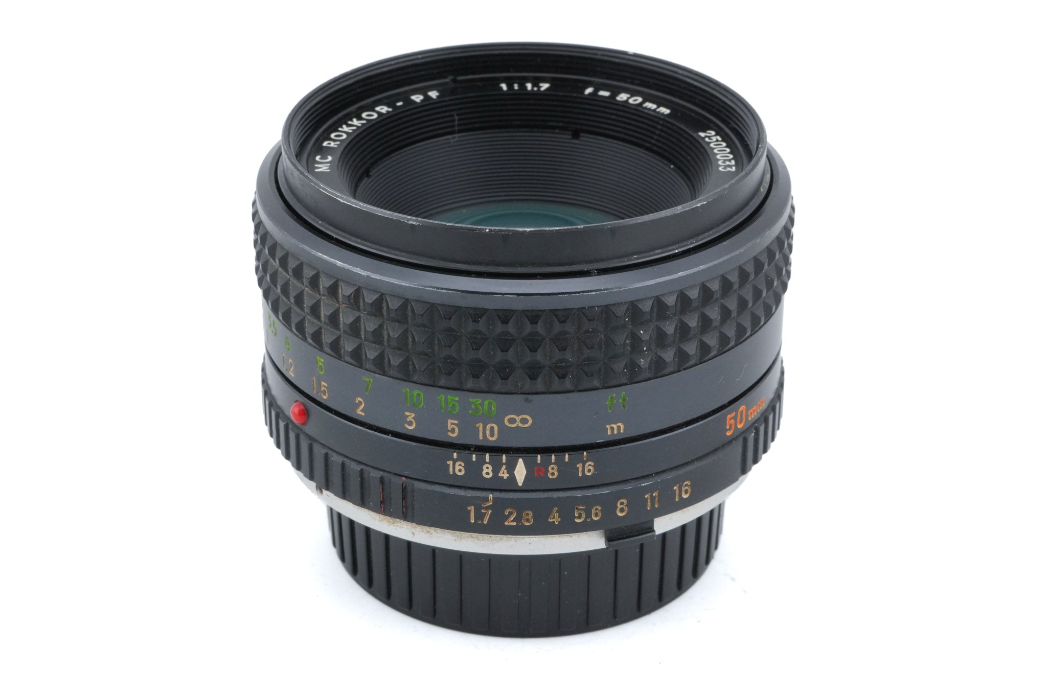Minolta 50mm f1.7 MC Rokkor-PF