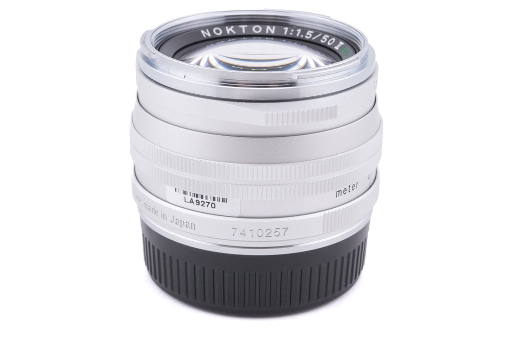Voigtländer 50mm f1.5 Nokton Aspherical VM II MC