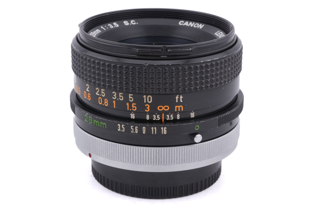 Canon 28mm f3.5 S.C.