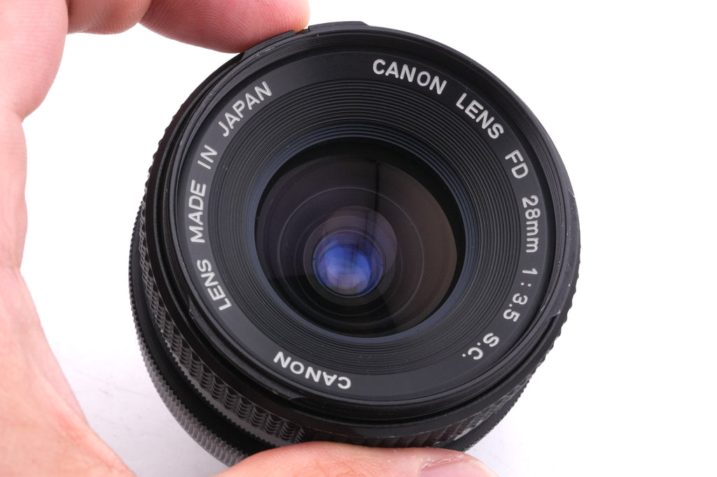 Canon 28mm f3.5 S.C.