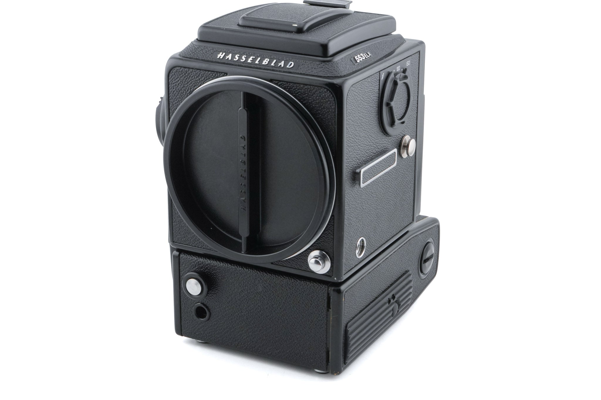 Hasselblad 553ELX (Black, 10221) + Waist Level Finder (New / Black, 42323) + Acute Matte Focusing Screen (42165)