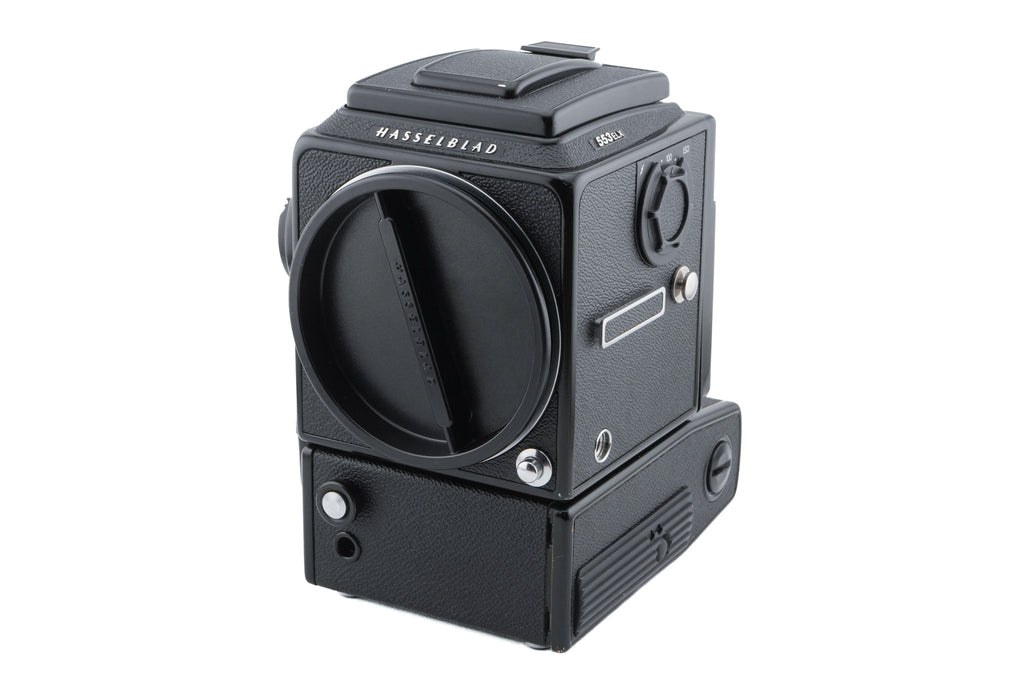 Hasselblad 553ELX (Black, 10221) + Waist Level Finder (New / Black, 42323) + Acute Matte Focusing Screen (42165)