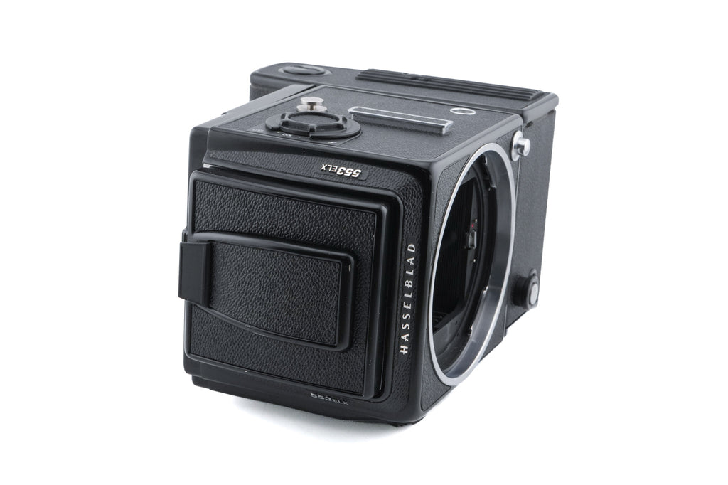 Hasselblad 553ELX (Black, 10221) + Waist Level Finder (New / Black, 42323) + Acute Matte Focusing Screen (42165)