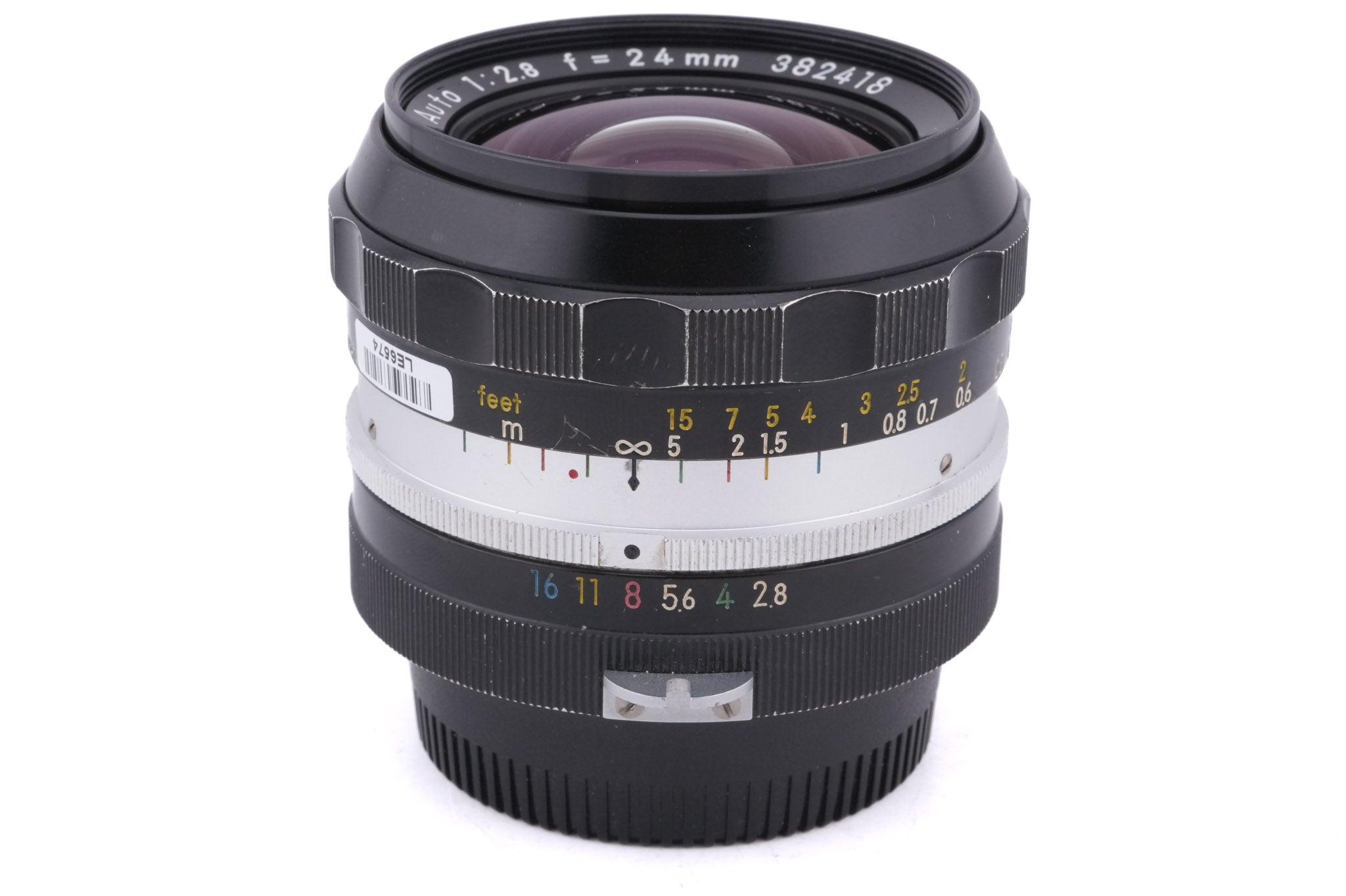 Nikon 24mm f2.8 Nikkor-N.C Auto Pre-AI + HN-1 Lens Hood