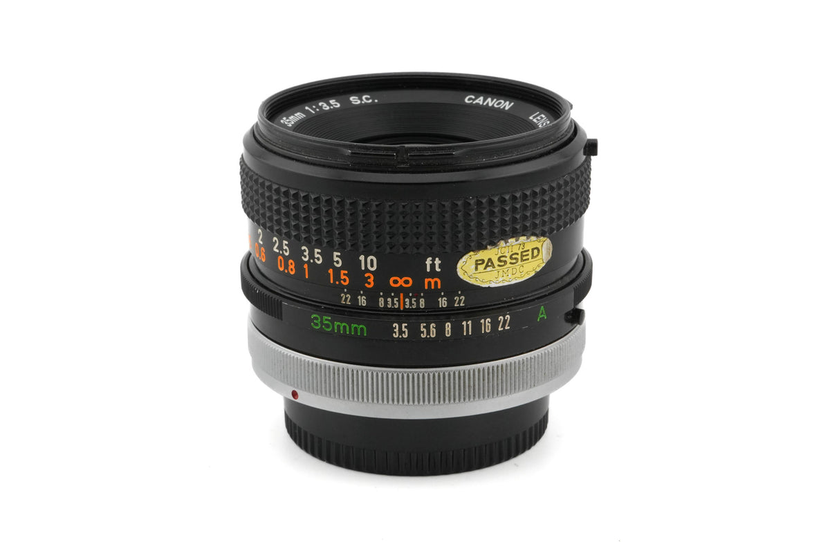 Canon 35mm f3.5 S.C.