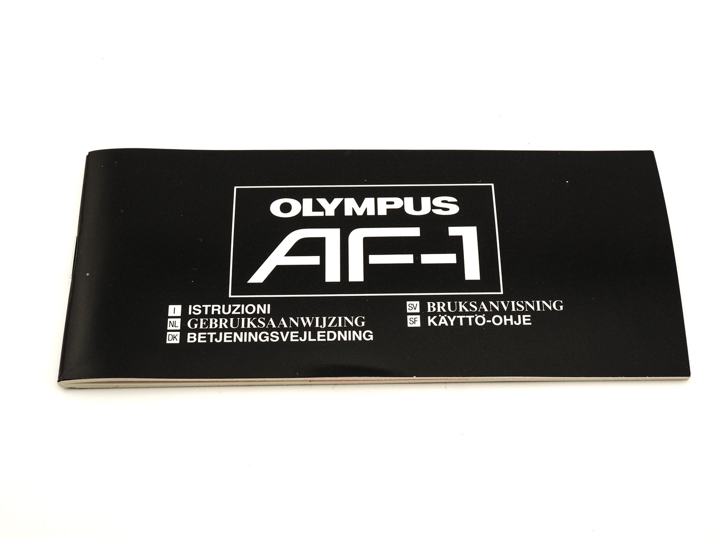 Olympus AF-1 Instructions
