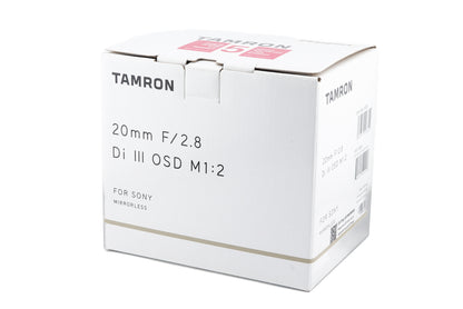 Tamron 20mm f2.8 Di III OSD M1:2