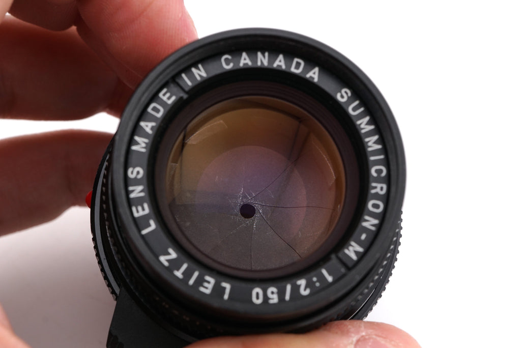 Leica 50mm f2 Summicron-M (Type IV) (Black, 11819)