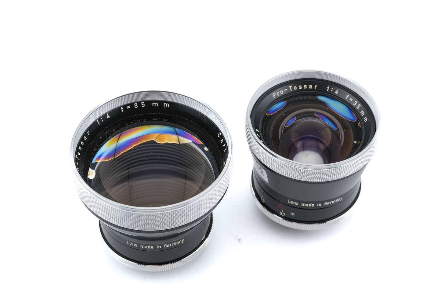 Carl Zeiss 85mm f4 Pro-Tessar + 35mm f4 Pro-Tessar