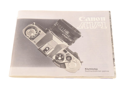 Canon AV-1 + 35-70mm f4 FDn