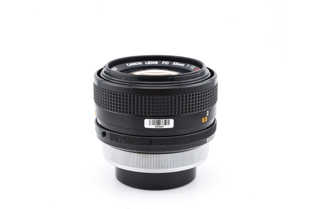 Canon 55mm f1.2 S.S.C. Aspherical + BS-58 Lens Hood