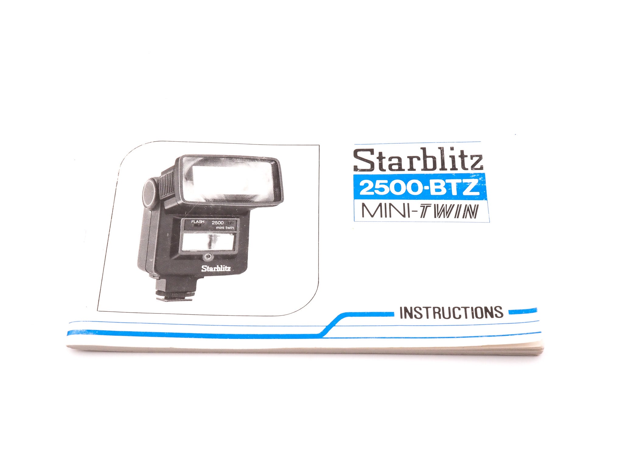 Starblitz 2500BTZ Mini Twin Instructions