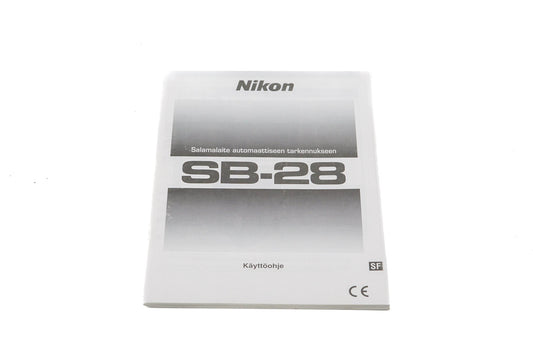 Nikon Speedlight SB-28 Instructions