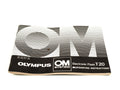 Olympus Electronic Flash T20 Instructions