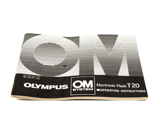 Olympus Electronic Flash T20 Instructions