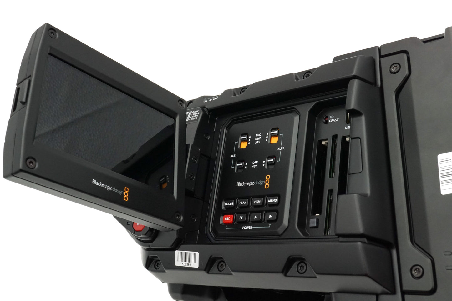 Blackmagic Ursa Mini Pro 4.6K + Ursa Mini SSD Recorder + URSA Mini Handgrip