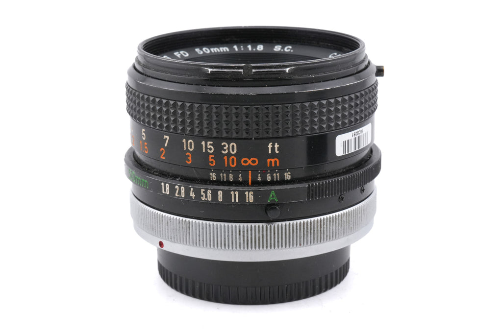Canon 50mm f1.8 S.C.