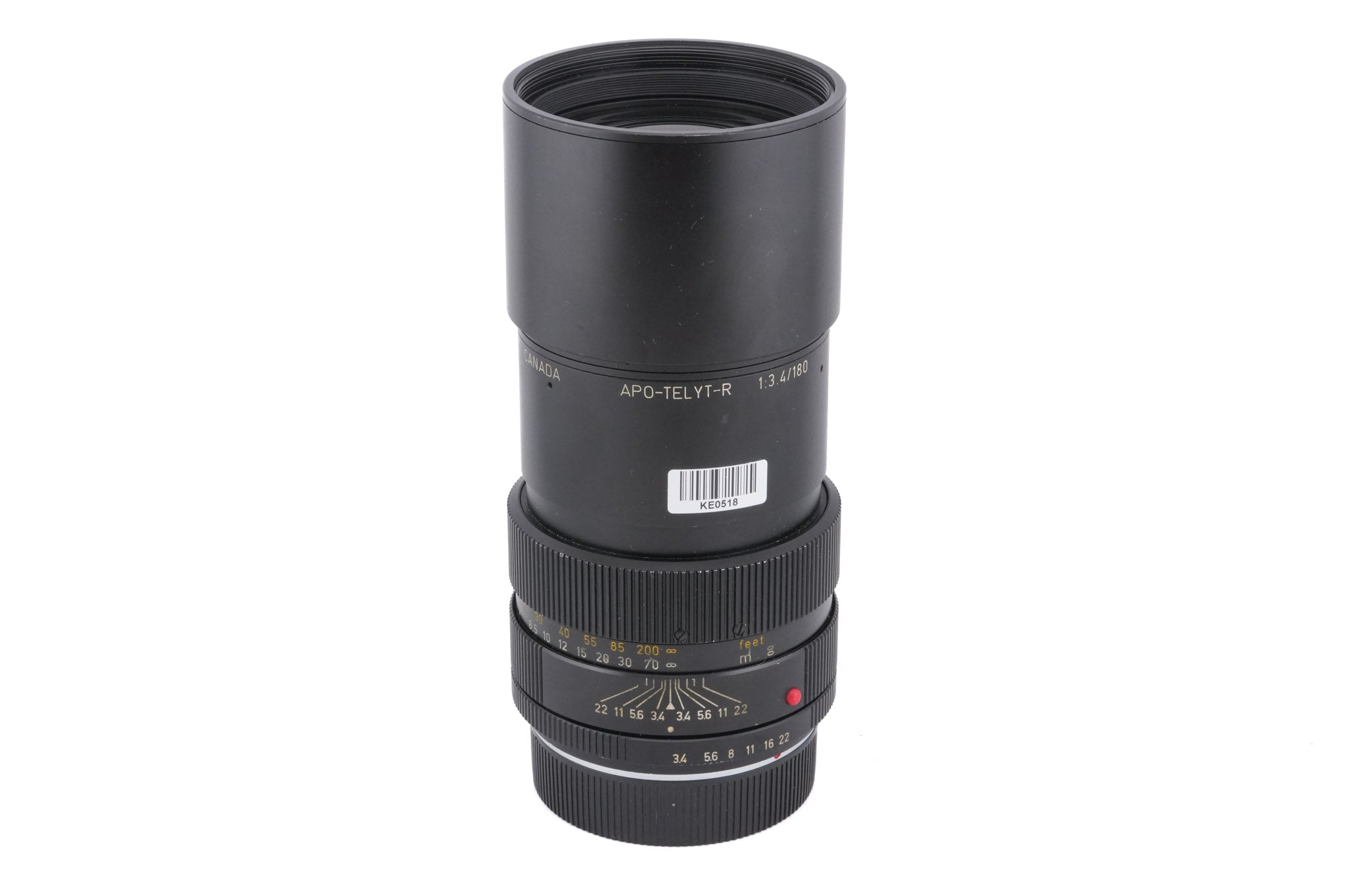 Leica 180mm f2.8 APO-Elmarit-R (Type I) (ROM) (11273) - Lens