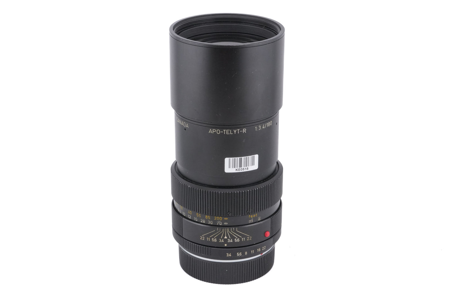 Leica 180mm f3.4 APO-Telyt-R (Type II) (3-Cam) (11242)