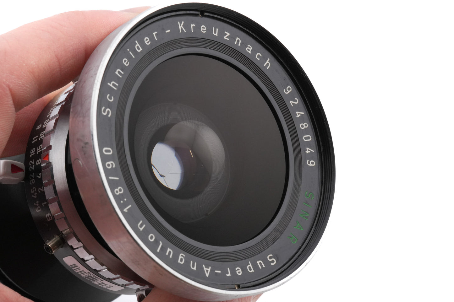 Schneider-Kreuznach 90mm f8 Super-Angulon (Shutter)
