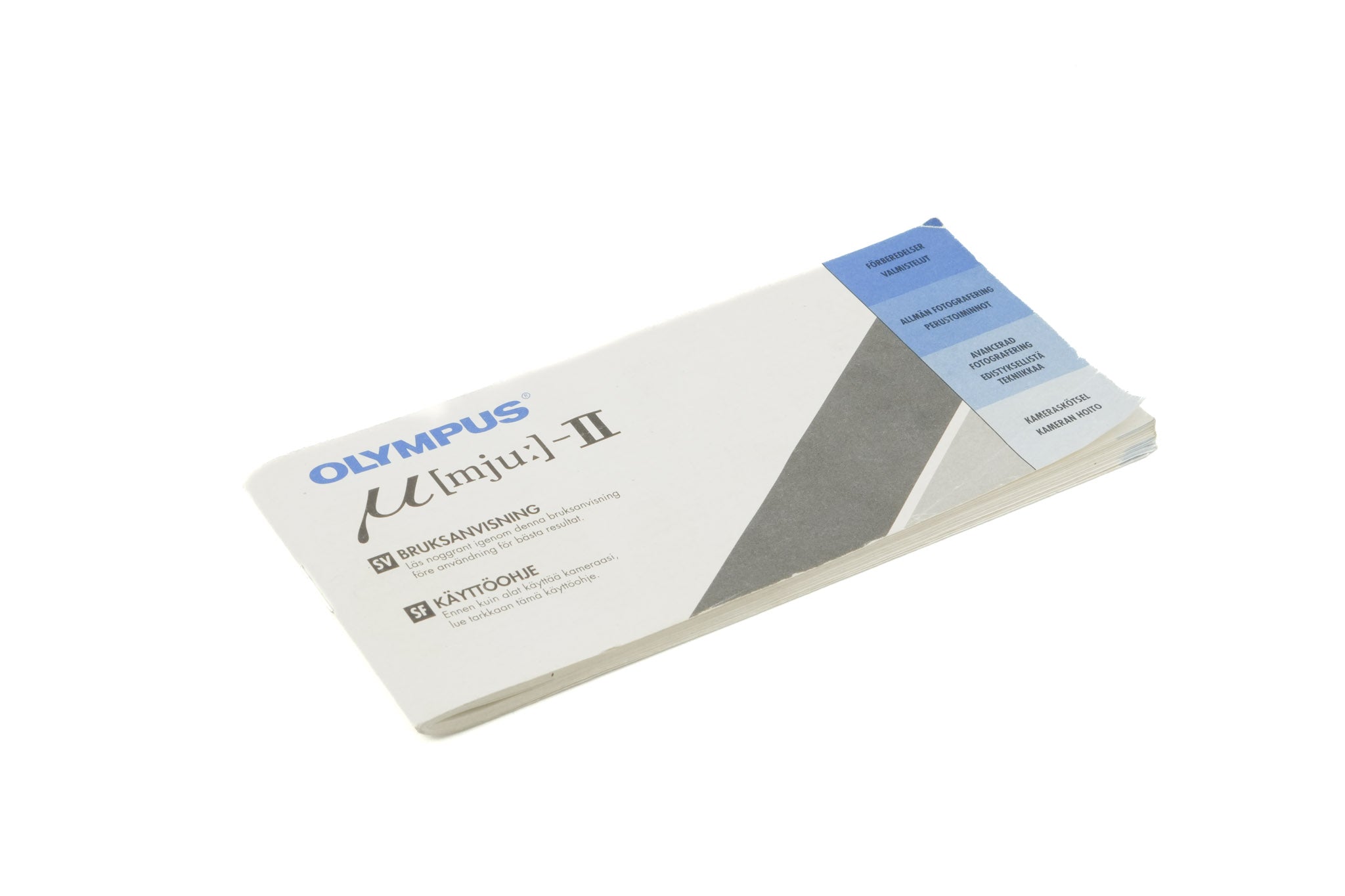 Olympus Mju-II Instructions