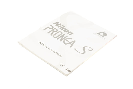 Nikon Pronea S Instructions