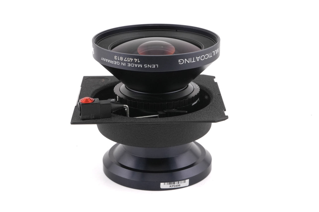 Schneider-Kreuznach 90mm f5.6 Super-Angulon Multicoating (Shutter) + 99 x 96 mm Technika Recessed Lens Board (Compur #00)