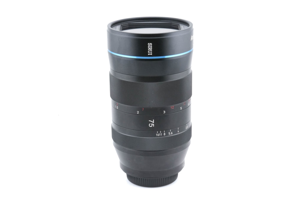 Sirui 75mm f1.8 Anamorphic 1.33x