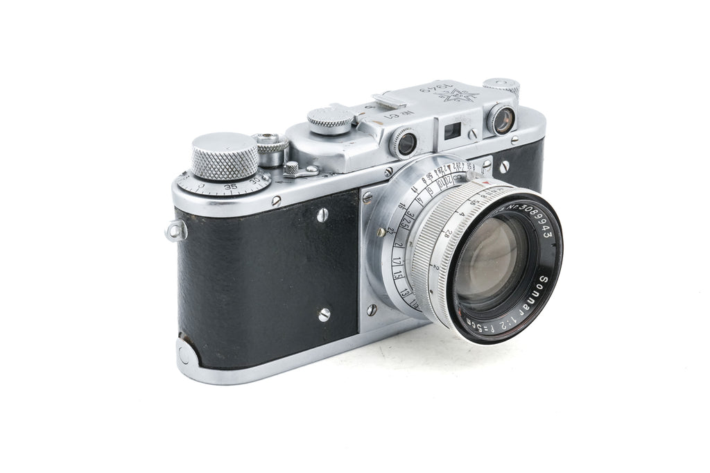 Almaz TSVVS + 5cm f2 Sonnar T Jena