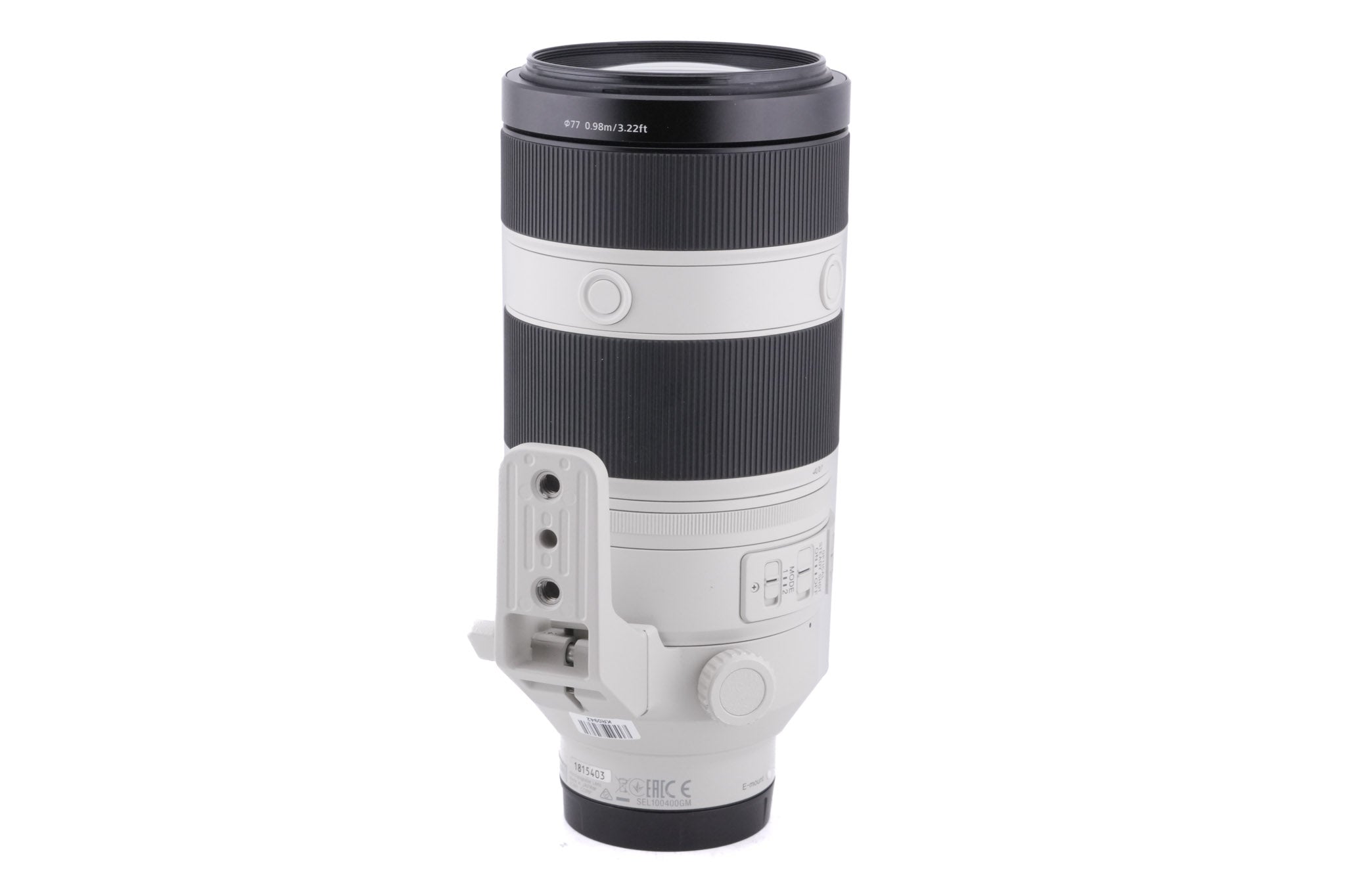 Sony 100-400mm f4.5-5.6 GM OSS (SEL100400GM)