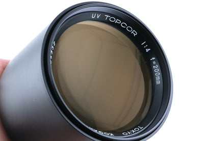 Topcon 200mm f4 UV Topcor