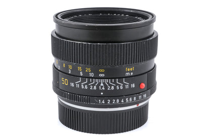 Leica 50mm f1.4 Summilux-R (Type I v2) (3-Cam) (11776)