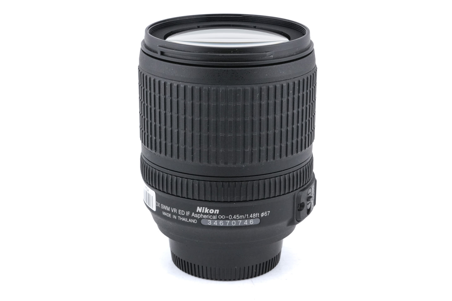 Nikon 18-105mm f3.5-5.6 AF-S Nikkor G ED VR