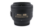 Nikon 35mm f1.8 AF-S Nikkor G
