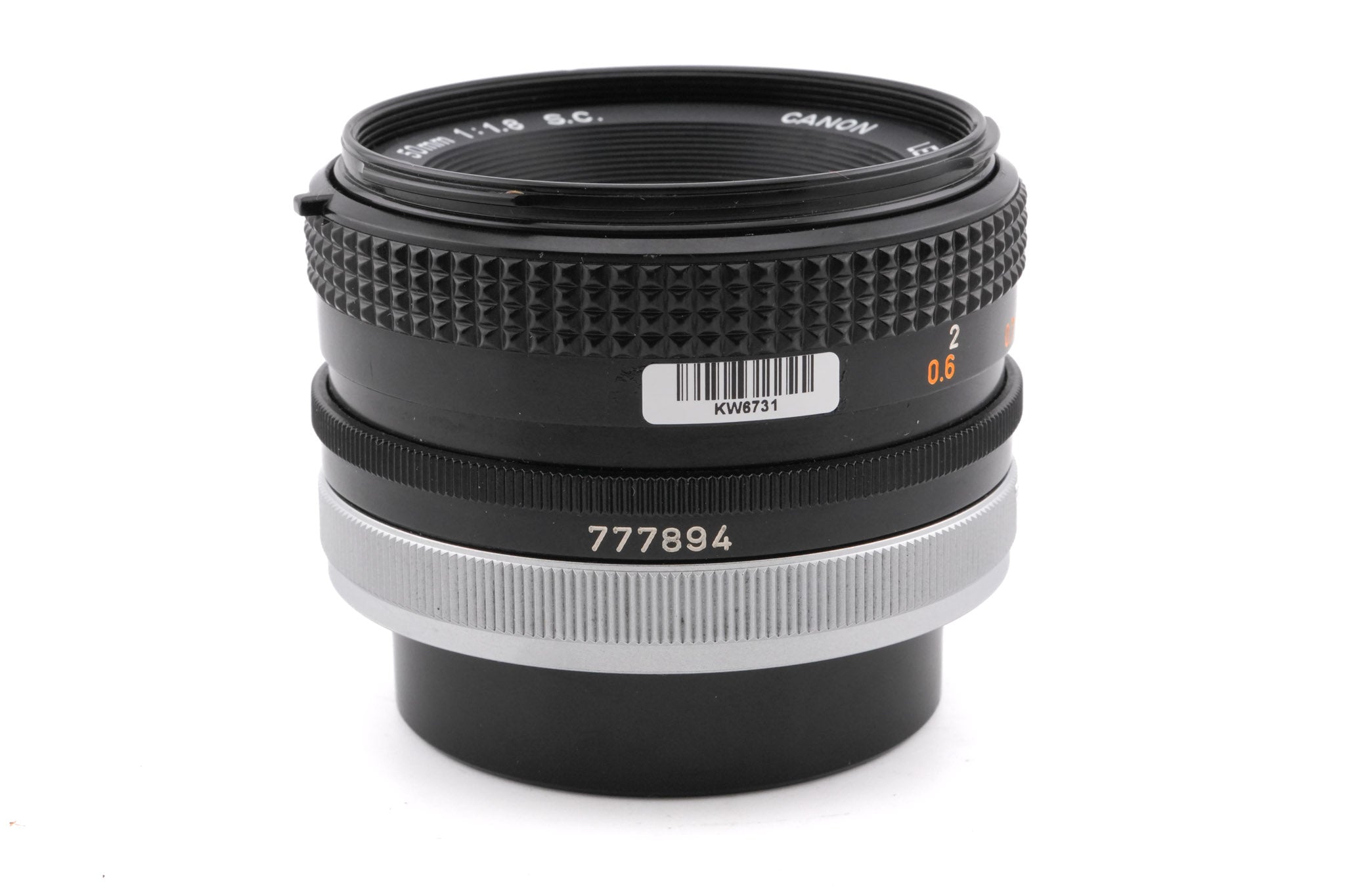 Canon 50mm f1.8 S.C.
