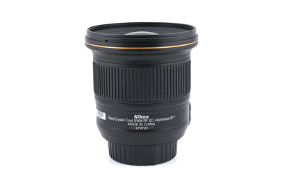 Nikon 20mm f1.8 AF-S Nikkor G ED N