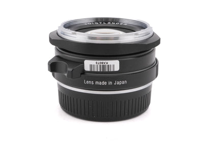 Voigtländer 35mm f1.4 Nokton Classic VM II SC