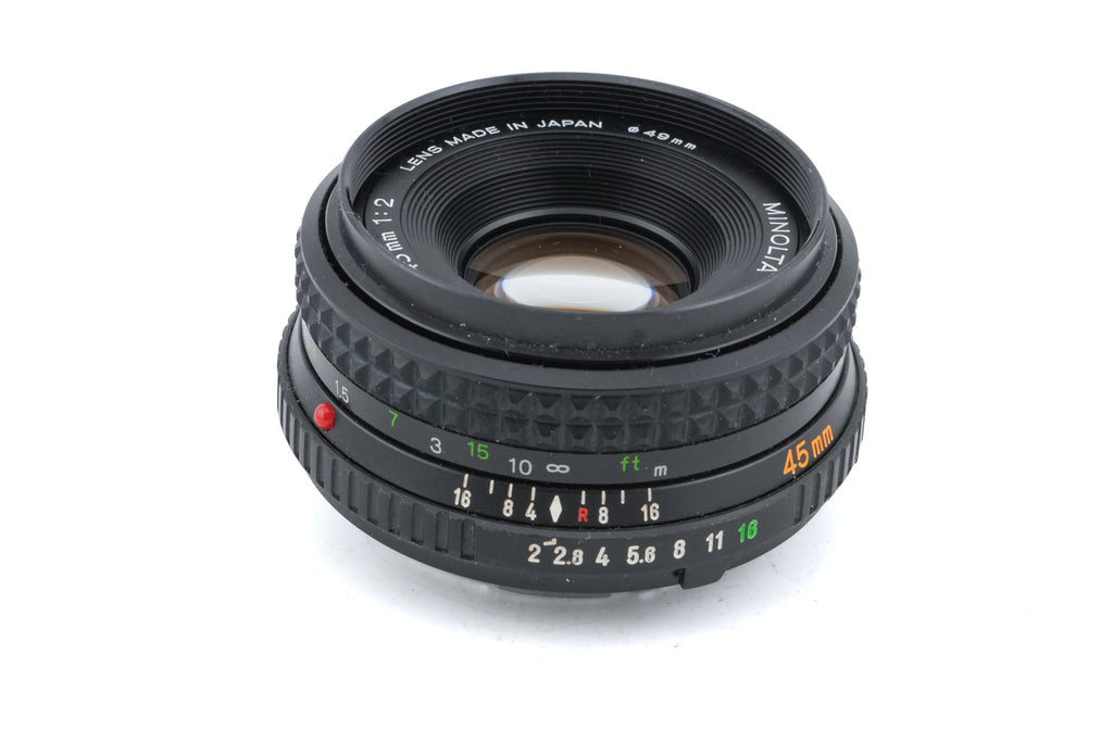 Minolta 45mm f2 MD Rokkor