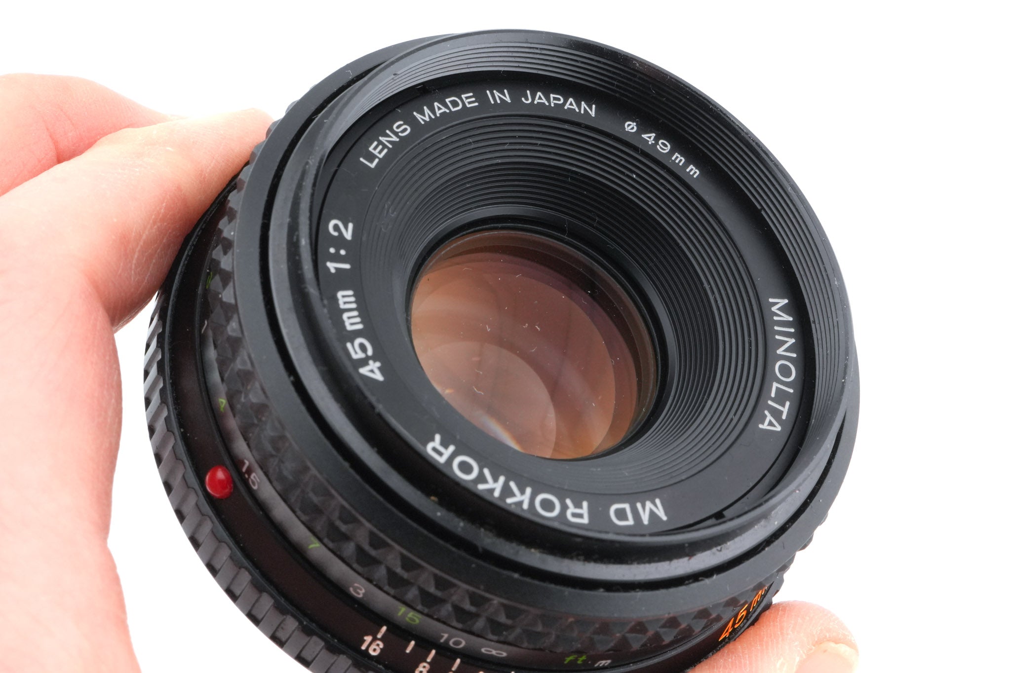 Minolta 45mm f2 MD Rokkor