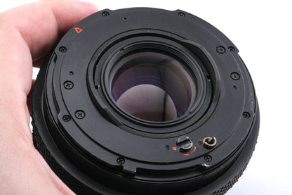 Hasselblad 503CXi (10026 / 10172) + A12N Film Magazine + Waist Level Finder (New / Chrome, 42315) + 80mm f2.8 Planar T* CF (20029) + Acute-Matte D Microprism / Split Image Focusing Screen (42215)