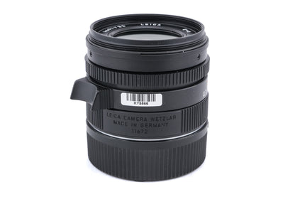 Leica 28mm f2 Summicron-M ASPH. (Type II) (Black, 11672 / 11707)